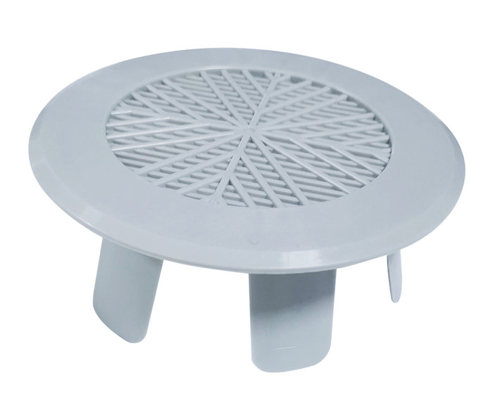 Ventilasjonsrist 3” 80-90 mm grå